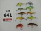10 assorted crank baits