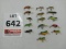 16 assorted micro crank baits