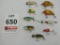 9 Assorted crank baits