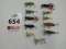 11 Jitterbug fishing lures