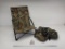 Cabelas camo hunting chair and camo hunting vest