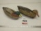 2 vintage L.L. Bean duck decoys