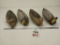 4 vintage L.L. Bean duck decoys