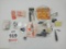 assortment of gu parts, safety glass, gun lock