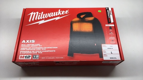 Milwaukee Axis M12 Heated Hooded Jacket Kit  Large