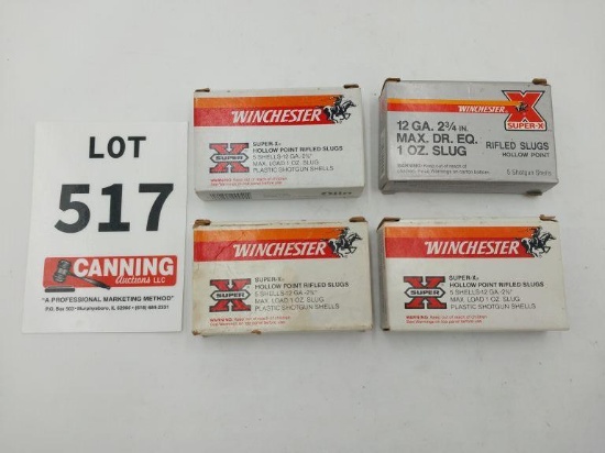 Winchester 12 ga slugs 20 rounds