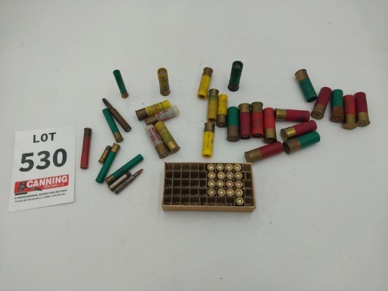 Assorted ammo shotgun, rifle, pistol