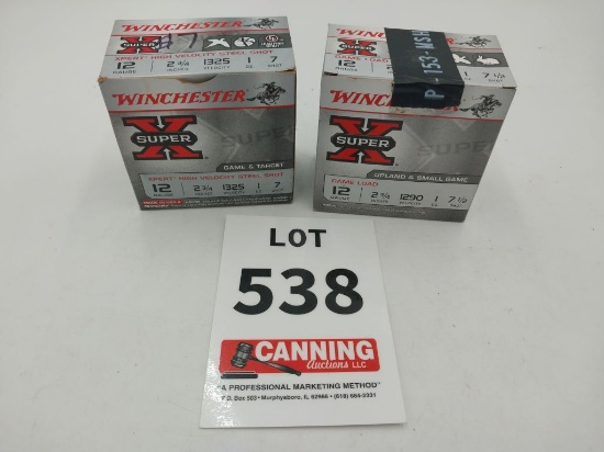 Winchester 12 ga 2 3/4" 2 full boxes