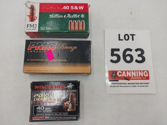 Assortment 40 S&W 99 rounds