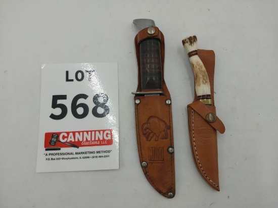 Marbles, other hunting knives with sheathes