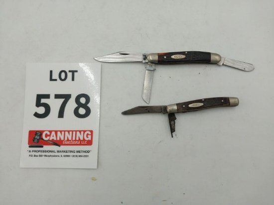 2 rough Case pocket knives