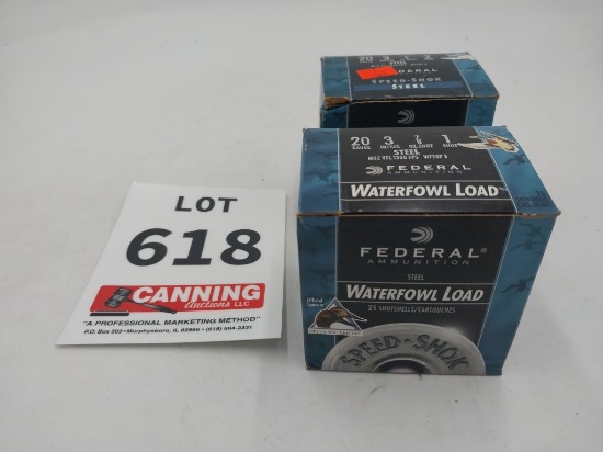 Federal 20 ga 3" 50 rounds