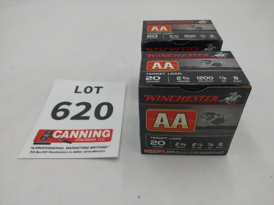 Winchester 20 ga 2 3/4" 8 shot 50 rounds