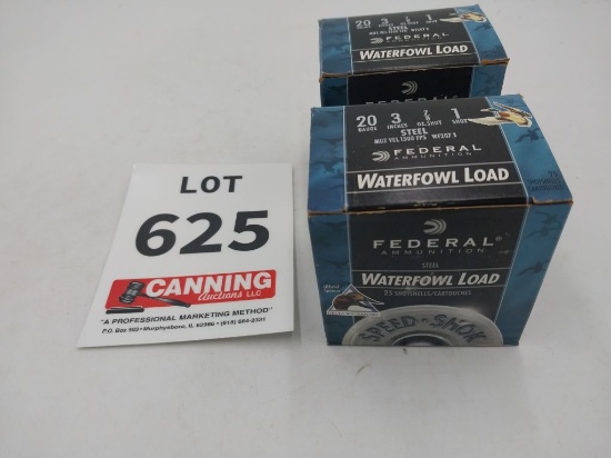 Federal 20 ga 3"  1 shot 50 rounds
