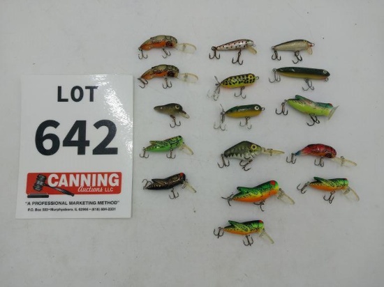 16 assorted micro crank baits