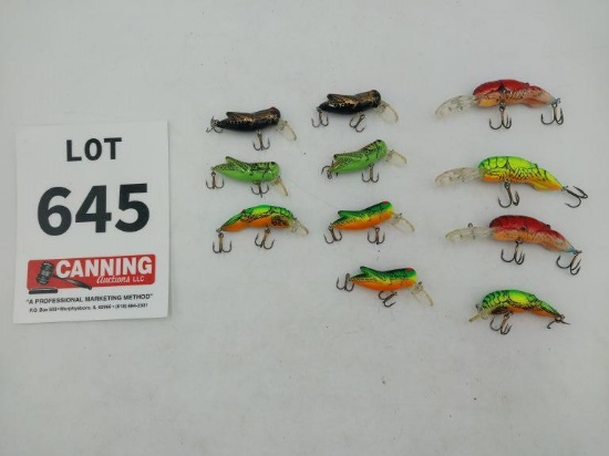 11 cricket/ grasshopper crank baits