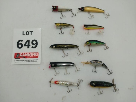 10 assorted hard baits