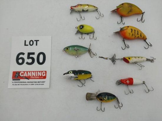 9 Assorted crank baits