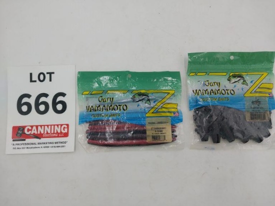 2 bags Gary Yamamoto soft plastic lures