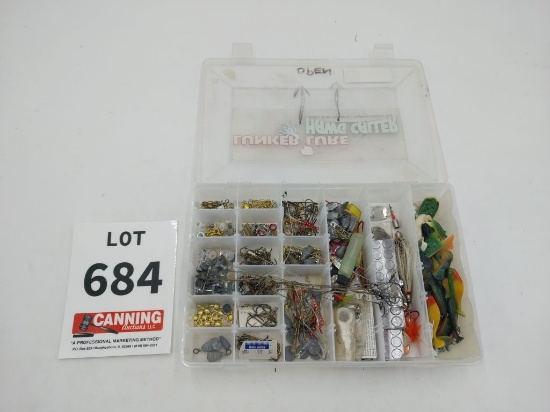Tackle tray of terminal tackle