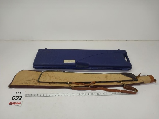 Beretta hard gun box and double soft gun case