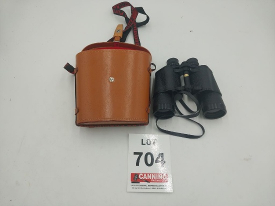 Hawk 7x50 binoculars with leather case