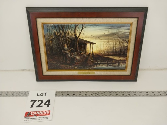 "Morning Retreat" Terry Redlin framed picture