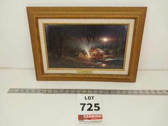 "Campfire Tales" Terry Redlin framed picture