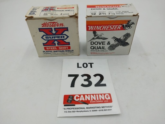 Winchester/ Western 12 ga 2 3/4" 2 parital boxes