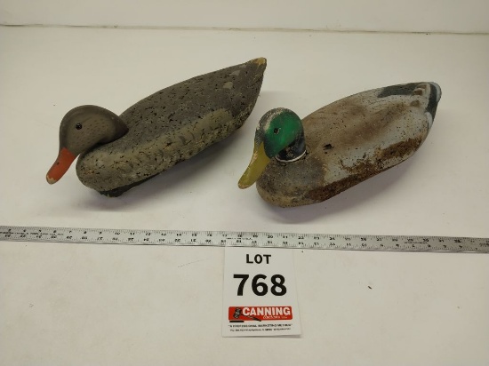 2 vintage Cabellas duck decoys