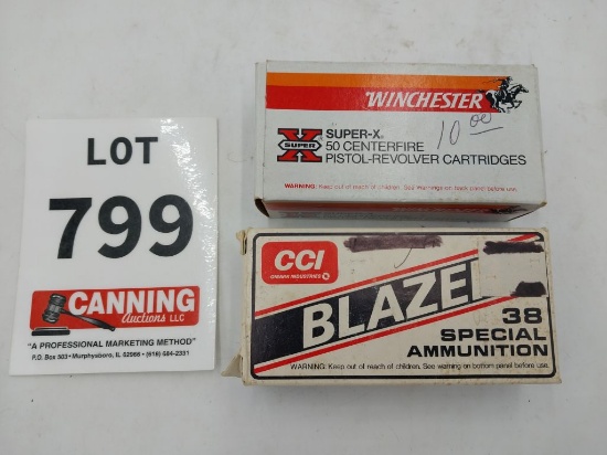 Winchester/ CCI 38 SPL 97 rounds