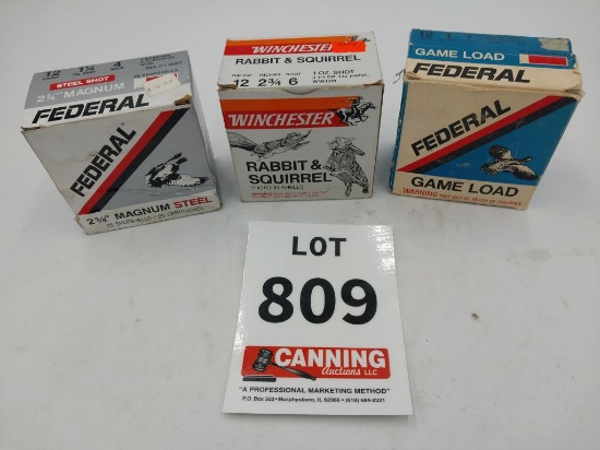 Federal/ Winchester 12 ga 1 full box, 2 partial
