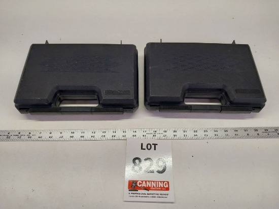 2 hard hand gun cases