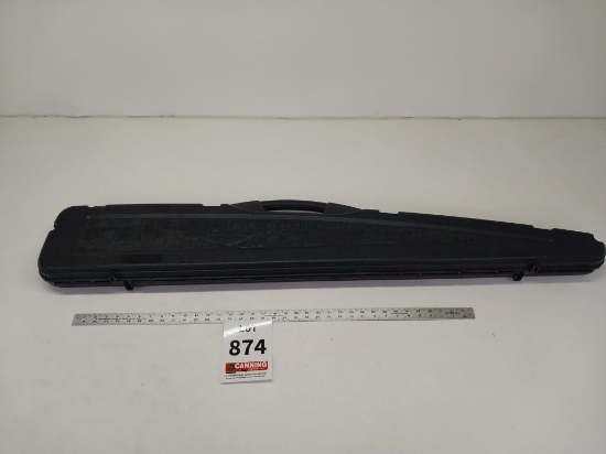 Plano hard long gun case with tags
