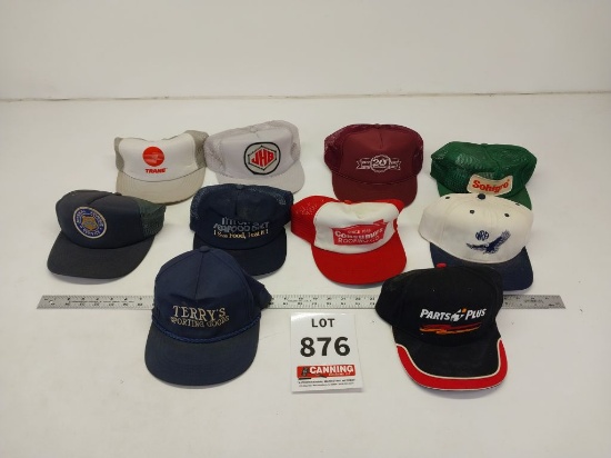 Assortment of vintage caps