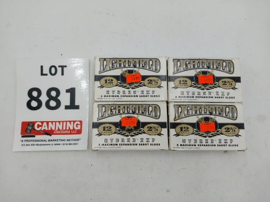 Lightfield 12 ga slugs 20 rounds