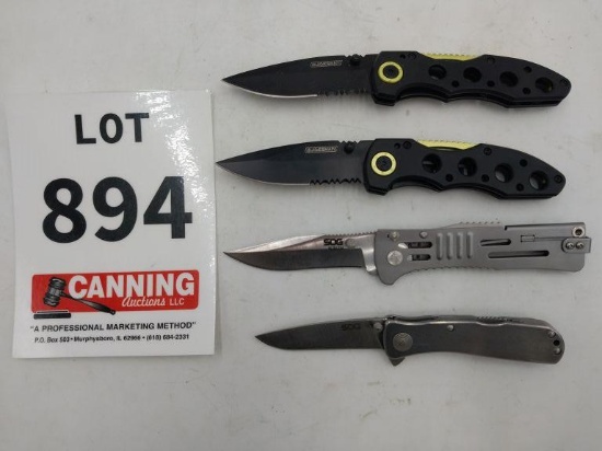 4 Pocket Knives