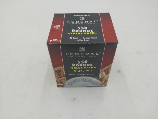 Federal 22LR 36 Grain 550RDS