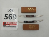 2 Buck pocket knives with original boxes