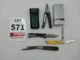Assortment of pocket knives