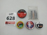 Assorted .22/.177 pellets 5 containers