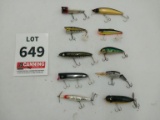 10 assorted hard baits
