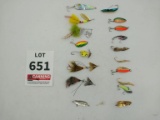 18 fishing spoons/ blade baits