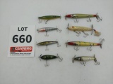 8 vintage prop baits