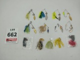 13 spinner baits/ bladed jigs