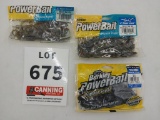 3 bags of Berkley soft plastic lures