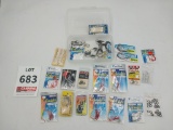 Box of assorted terminal tackle