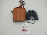 Hawk 7x50 binoculars with leather case