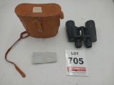 Kalma 7x50 binoculars with leather case