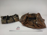 Camo decoy bag and Cabelas duffel